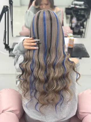 ロング カラー ミユル/ 盛れるエクステ🎀✨のヘアスタイル