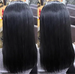 セミロング カラー ⠀ 流菜のヘアスタイル