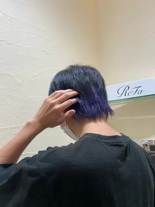 カラー 原尾 あやなのヘアスタイル
