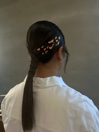 ロング サカモト ナオミのヘアスタイル