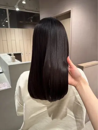 ミディアム 角田 成李のヘアスタイル