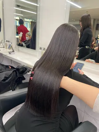 ロング カラー ヘアアレンジ Over hair_ misakiのヘアスタイル