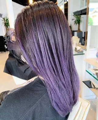 ロング カラー 横田 美咲のヘアスタイル