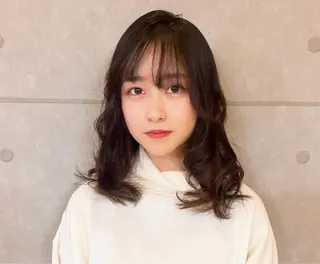 セミロング カラー パーマ 艶髪専門美容師🏄 kazuレスlessのヘアスタイル
