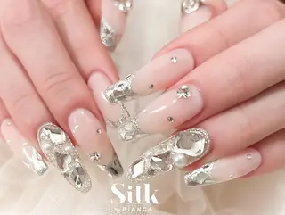 ネイル 🎀Silk by Bianca甲地🎀のネイルデザイン
