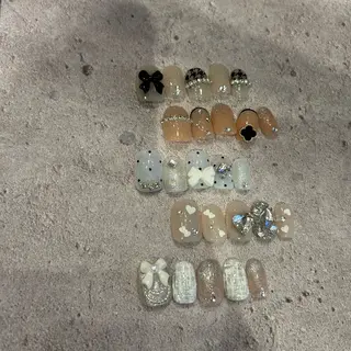 ネイル パラあり！フィルイン 美フォルムのネイルデザイン