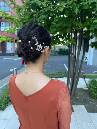 ミディアム ヘアアレンジ 💎透明感カラー特化 💎TAISEIのヘアスタイル