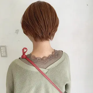 ショート 似合わせカットカラー ♡佐藤捺美のヘアスタイル
