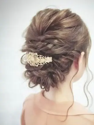 セミロング カラー ヘアアレンジ 【公式】amble luxe池袋東口🩷のヘアスタイル