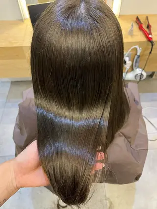 ロング カラー 渋谷で叶う美髪❤ ◎NATSUKI🤍のヘアスタイル