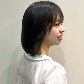 ミディアム 透明感カラー 🌱多田 望花のヘアスタイル