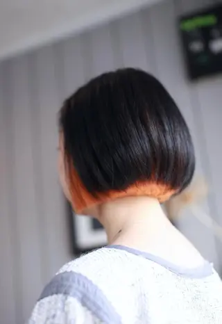 ショート カラー 大西 カズマのヘアスタイル