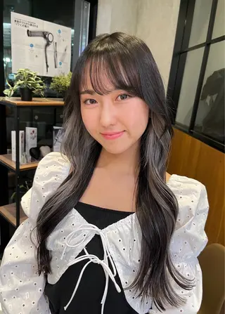 ロング カラー ヘアアレンジ yuuri🎀/大宮 /韓国ヘア/レイヤーのヘアスタイル