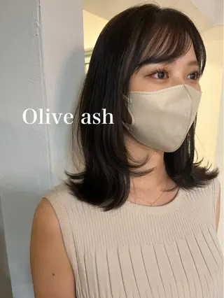 ミディアム カラー 眠れるヘッドスパ✨ chacoのヘアスタイル
