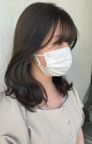 ミディアム マンツーマン施術 山口つよしのヘアスタイル