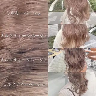 カラー 韓国×艶髪 さきのヘアスタイル