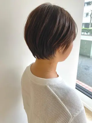 ショート ✨圧倒的満足度◎ 小顔美人ショート✨佃のヘアスタイル