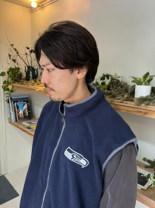 ショート メンズ 野口 凌のヘアスタイル