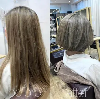 ミディアム カラー 🌿理想を叶える🌿 似合わせ🌟RISAのヘアスタイル