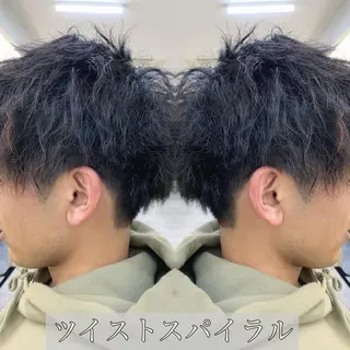ミディアム メンズ H (エイチ) 烏丸御池店のヘアスタイル