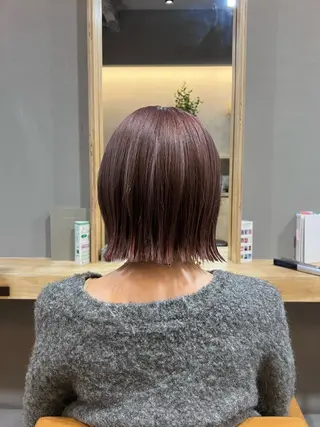ショート カラー 神戸ボブ✂️ ioe三宮/田 伸佳のヘアスタイル