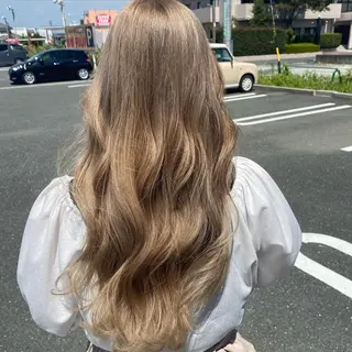 ロング カラー UNDER vr 【アンダーバー】のヘアスタイル