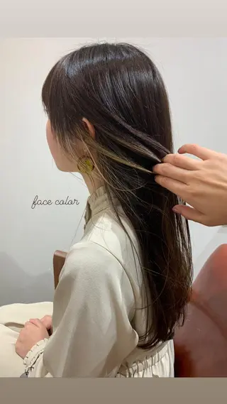 ロング カラー stylist店長 岡本真依のヘアスタイル