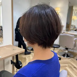 ショート 韓国ﾍｱ&ｼｮｰﾄ ボブ💜桑原のヘアスタイル