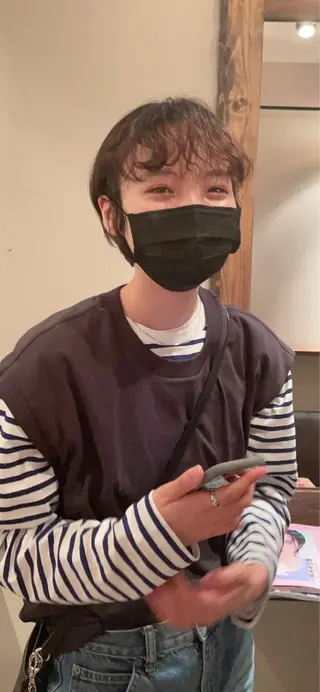 ショート パーマ 鎌田 愛のヘアスタイル