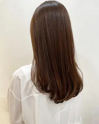 ロング カラー あずまぐち めぐみのヘアスタイル