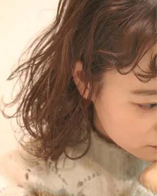 ミディアム sakamoto sayaのヘアスタイル