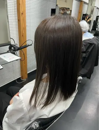 ミディアム カラー ブリーチモデル募集 古内柊のヘアスタイル