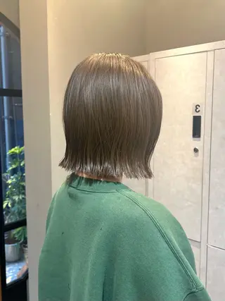 ショート カラー 神戸ボブ✂️ ioe三宮/田 伸佳のヘアスタイル