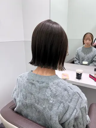 ショート カラー 渋谷/ボブ×髪質改善 輝来のヘアスタイル