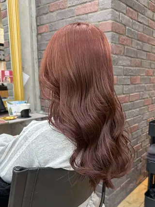 ロング カラー 栗原 莉玖のヘアスタイル