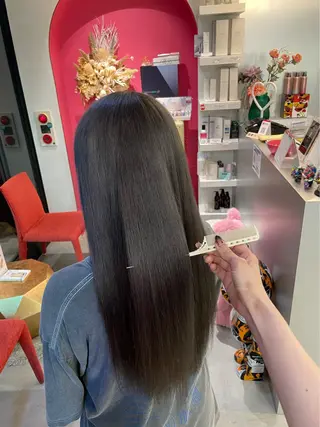 ロング カラー 安井まゆ _Box mico.のヘアスタイル