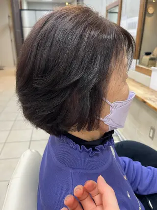 パーマ たなか なおのヘアスタイル