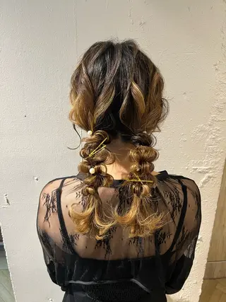 ヘアアレンジ サソウ ユリエ🥥のヘアスタイル