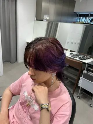 カラー メンズ 村上 結汰のヘアスタイル