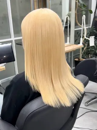 セミロング カラー welring hair salonのヘアスタイル