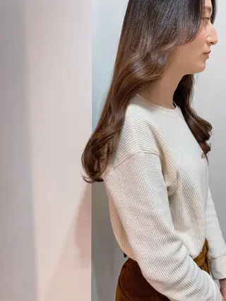 ロング カラー ブリーチなしカラー/ 髪質改善/寺門束のヘアスタイル