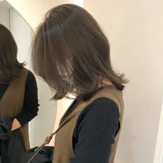 ミディアム 透け感たっぷり柔らか 梨花子🌼のヘアスタイル