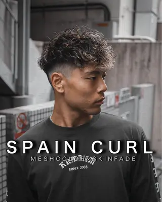 ショート カラー パーマ メンズ 💈men's💈 satoru中目黒のヘアスタイル