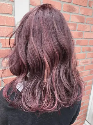ミディアム カラー 藤井 健のヘアスタイル
