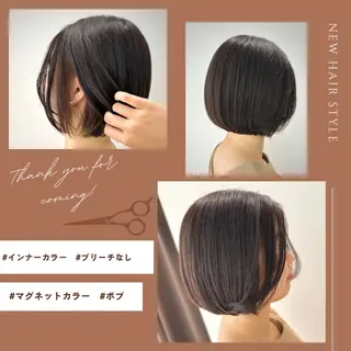 ショート カラー 平井 麗奈のヘアスタイル