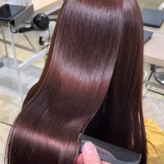 ロング 🎀美髪矯正／ パーマ／りんのヘアスタイル