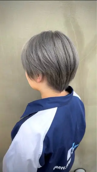 ショート カラー 各務原/カラー/ブリ ーチお任せください！のヘアスタイル