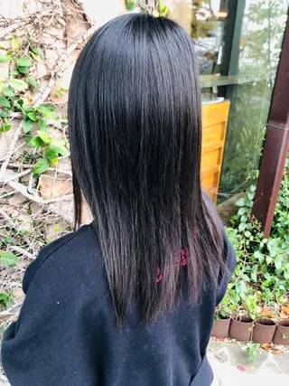 ロング 藤本 あすかのヘアスタイル