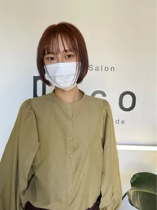 ショート カラー ヘアアレンジ アイブロウ 🫧umu.🫧韓国 /レイヤー/ハッシュのヘアスタイル
