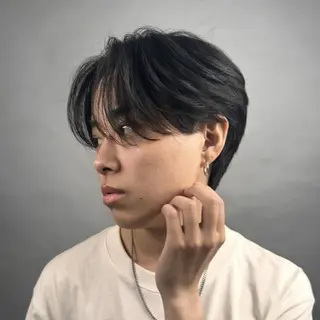 パーマ ショート メンズ GLANZ 天神赤坂 メンズサロンのヘアスタイル